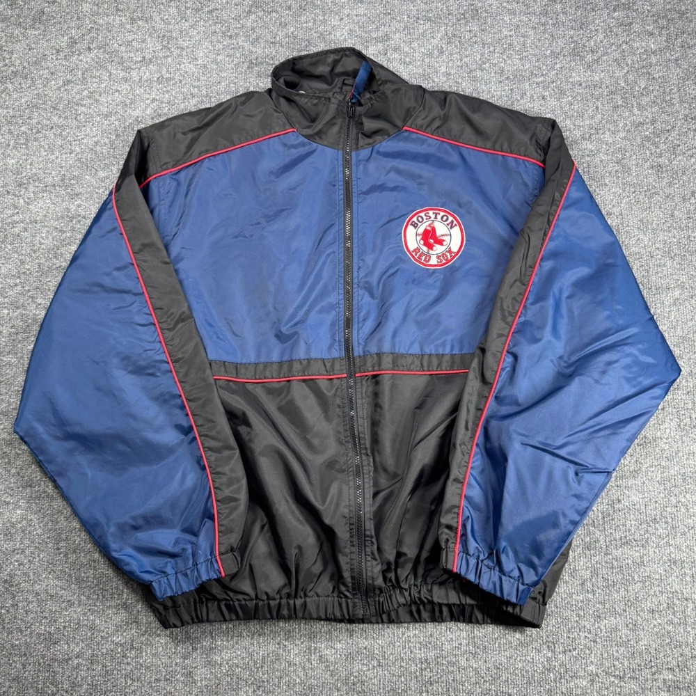 Boston Red Sox‎ G-III Sports Windbreaker Jacket Mens XL Blue Black MLB